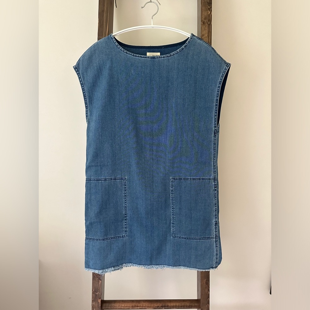 Aritzia Wilfred Free denim dress with pockets size xs